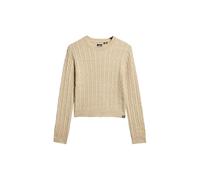 Pull Superdry Fitted Cable Crew Neck Femmes