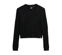 Pull Superdry Fitted Cable Crew Neck Femmes 38