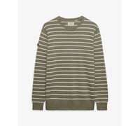 Superdry Merchant Breton Sweater Vert L Homme