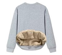 Pull Sweat Femme Doublure Polaire Doublure Intérieure Chaude Polaire Femme Hiver Chaud Manches Longues Basic Outwear