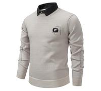 Pull Sweater Col V pour Hommes en Maille Fine paisseur Moyenne Douce Super Chaud Hiver Léger Transition Automne Nouveau Design Souple Tendance Haut de Qualité Anti-Pilling Quotidien Détente Sorties