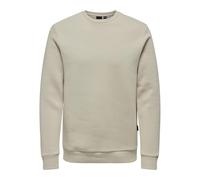 Pull Sweatshirt Homme Basique Coupe régulière Manches Longues sans Capuche ONSCERES