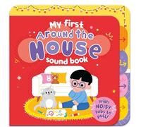 Pull-Tab Sound Book - Around the House! | Interactive Noisy First Words Book for Kids | Everyday Object Sounds on Every Page