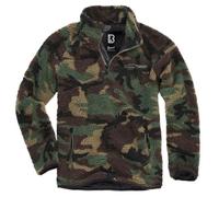 Pull Teddy Polaire Troyer Hiver - BRANDIT - Woodland - Col Montant - Homme S