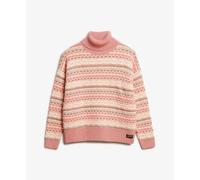 Pull texturÃ© Ã rayures femme Superdry Beige XS