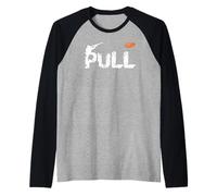 Pull tir Sportif Lanceur de Pigeons tir Pigeon d'argile Manche Raglan