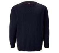 Pull - Tom Tailor - Grande Taille - Coton 100% - Col Rond - Manches Longues - Marine XXXL