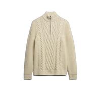 Pull torsadÃ© Ã col camionneur Superdry Jacob Beige 2XL