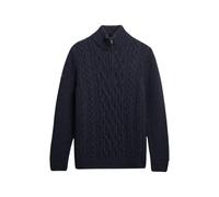 Superdry Jacob Half Zip Sweater Bleu S Homme