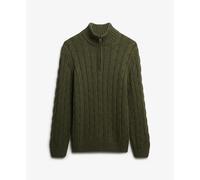 Pull torsadÃ© Ã col camionneur Superdry Jacob Vert 2XL