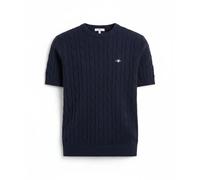 Pull torsadÃ©e en maille femme Gant Stretch Bleu S