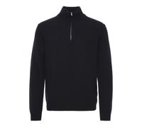 Pull tricot de laine d'agneau demi-zip Casual Friday Karl Bleu S