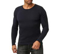 Pull Tricot Sweat Pull Sweat Coupe Slim Manches Longues Hommes V-Line