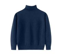 Pull tricoté à col roulé et manches longues pour enfants - Pull en tricot torsadé - Pull chaud à col roulé - Pull d'hiver en tricot torsadé, BU1., 2-3 ans