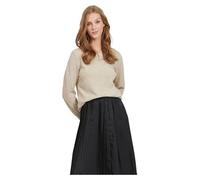 Pull tricoté à manches longues VILA - Femme - mélangé Naturel L