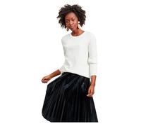 Pull tricoté à manches longues Vila Viril - Blanc Alyssum - Femme M