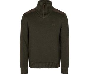 Pull tricoté col camionneur coupe-vent Seeland Haze en mérinos Grizzly brown 3XL