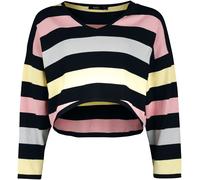Pull tricoté de Banned Alternative - Pull Rayé Nana - S à XL - pour Femme - multicolore S