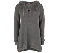 Pull tricoté de Black Premium by EMP - Pull Tricoté Avec Capuche & Laçage - S à XXL - pour Femme - beige L