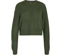 Pull tricoté de Noisy May - NMMaysa L/S O-neck knit NOOS - Pull - XS à XL - pour Femme - olive XS