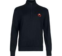 Pull tricoté de Sesame Street - Elmo - Sweat Col Camionneur - S à 3XL - pour Femme - noir XL