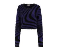 Pull tricoté Gothic de Banned Alternative - Daphne Jumper - S à XL - pour Femme - lilas/noir L