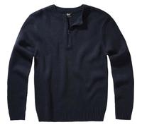 Pull tricoté marine - BRANDIT - Pull Army - Regular / Coupe standard - Homme XL