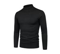 Pull tricoté pour Hommes col Semi-Haut décontracté Tendance Confortable Coupe cintrée élégant Hiver Automne Mode Chaude Douceur