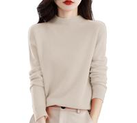 Pull uni à col roulé pour femme, pulls tricotés pour femmes, pulls décontractés en cachemire, couleur unie, maillot de corps ajusté élégant rétro en tricot torsadé ultra doux, hauts en tricot