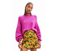 Pull uni transparences femme Desigual Rose 2XL