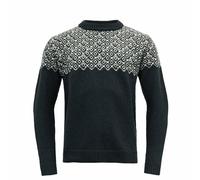 Pull unisexe Devold Bjornoya Wool Sweater Ink/Offwhite XXL