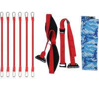 Pull Up Assistance Band Système d'assistance réglable en latex très élastique pour la musculation à domicile rouge