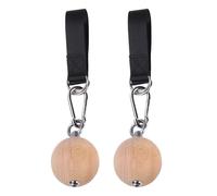 Pull Up Ball Grip Set - Forearm Trainer for Strength Building | Textured Rubber with Hanging Strap, Spherical Hand Exercise Tool, Resistance Workout Accessory for Home Gym Pull Bar Band Practice