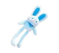 Pull Up Plush Toy Bunny - Interactive Easter Bunny Stuffed Animal - Switchable Ears Legs Funny Rabbit Plush Keychain, Pendant For Birthdays & Easter