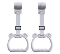 Pull Up Rings - Cot Hanging Grip Handles for Standing Practice | Adjustable Strap Training Support Tool, Toddlered Crib Exercise Accessory for Balance Development Home Daycare Yard Playtime