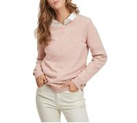 Pull - VILA - Viril O Neck - Rose - Maille légère - Col rond - Femme L