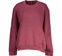 Pull violet pour femme : sweat élégant avec broderie & logo, taille : L Couleur : Viola