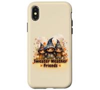 Pull Weather Friends Mignon Automne Citrouille Saison Design Coque pour iPhone X/XS