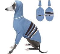Pull Whippet, Veste Pull Whippet d'Hiver Vêtements de Lévrier Italien Pull pour Chien à Col Roulé Manteau de Lévrier Italien Veste Tricotée Thermique pour Chien Pulls pour Chiots pour Petits Chiens
