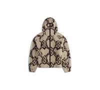 Pull zippÃ© Ã capuche avec motif Daily Paper Sherpa Marron L