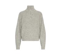 Pull zippÃ© femme Moss Copenhagen Meilani Gytta Beige L/XL