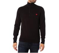Hugo San Quintus C Half Zip Sweater Noir M Homme