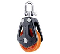 Pullerie de corde métallique - Pulles pivotantes pour câble - Crine lisse Poulle de navires accessoires pour bateau pour diamètre de corde fibreux inférieur à 10 mm