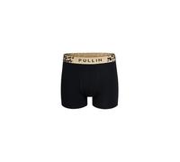 PULLIN - Boxer Court Coton LEOBLACK Noir, caleçon Boxeur