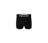 PULLIN - Boxer Court Coton Noir Noir, caleçon Boxeur
