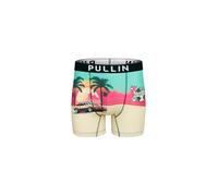 PULLIN - Boxer Long BACK80, Multicolore, M, Boxer, caleçon Boxeur