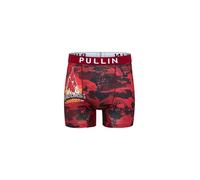 PULLIN - Boxer Long Badass, Rouge, S, Boxer, caleçon Boxeur