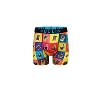 PULLIN - BOXER LONG EIGHTIES, MULTICOLOR, M, BOXER, caleçon boxeur