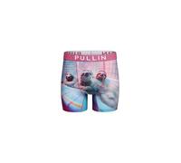 PULLIN Boxer Long Homme Fashion 2, Multicolore, 87% Polyester 13% Lycra, Coutures Flatlocks, Imprimé Loutres en Piscine, Taille Standard
