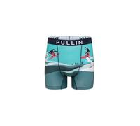 PULLIN - Boxer Long POETES, Vert, XS, Boxer, caleçon Boxeur